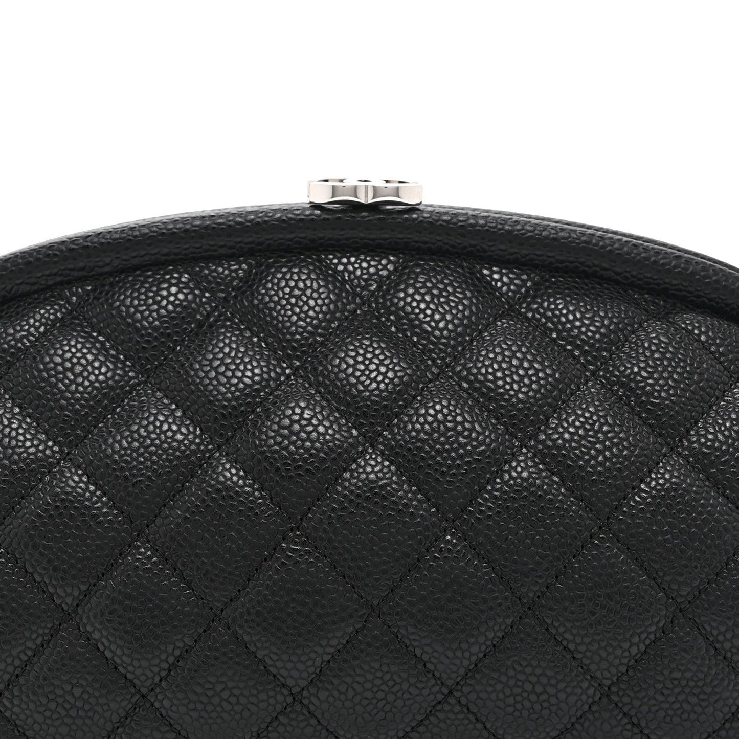 Caviar Quilted Timeless Clutch Black