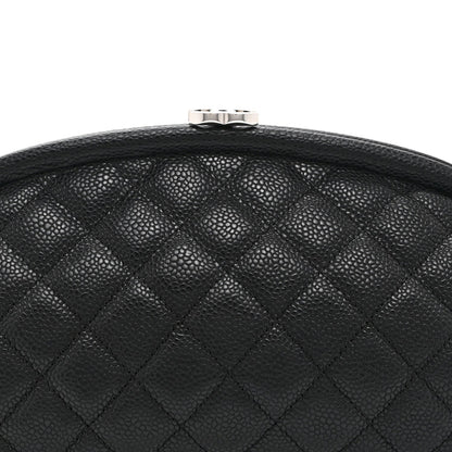 Caviar Quilted Timeless Clutch Black