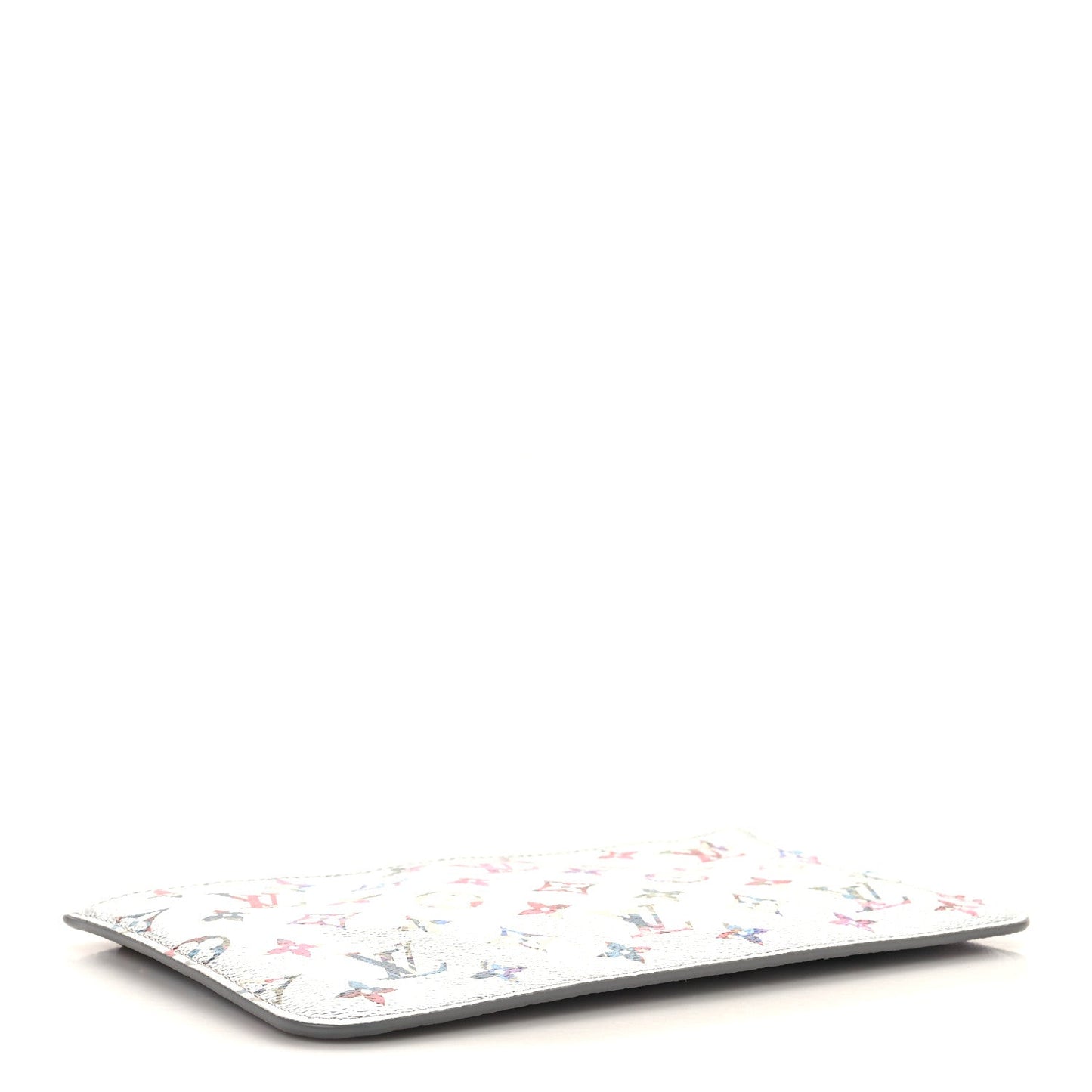 Metallic Monogram LV Garden Neverfull MM GM Pochette Silver