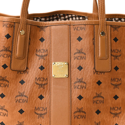 Visetos Medium Liz Reversible Shopper Tote Cognac