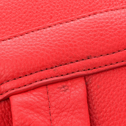 Grainy Lambskin Crystal Studded Small Stark Backpack Red