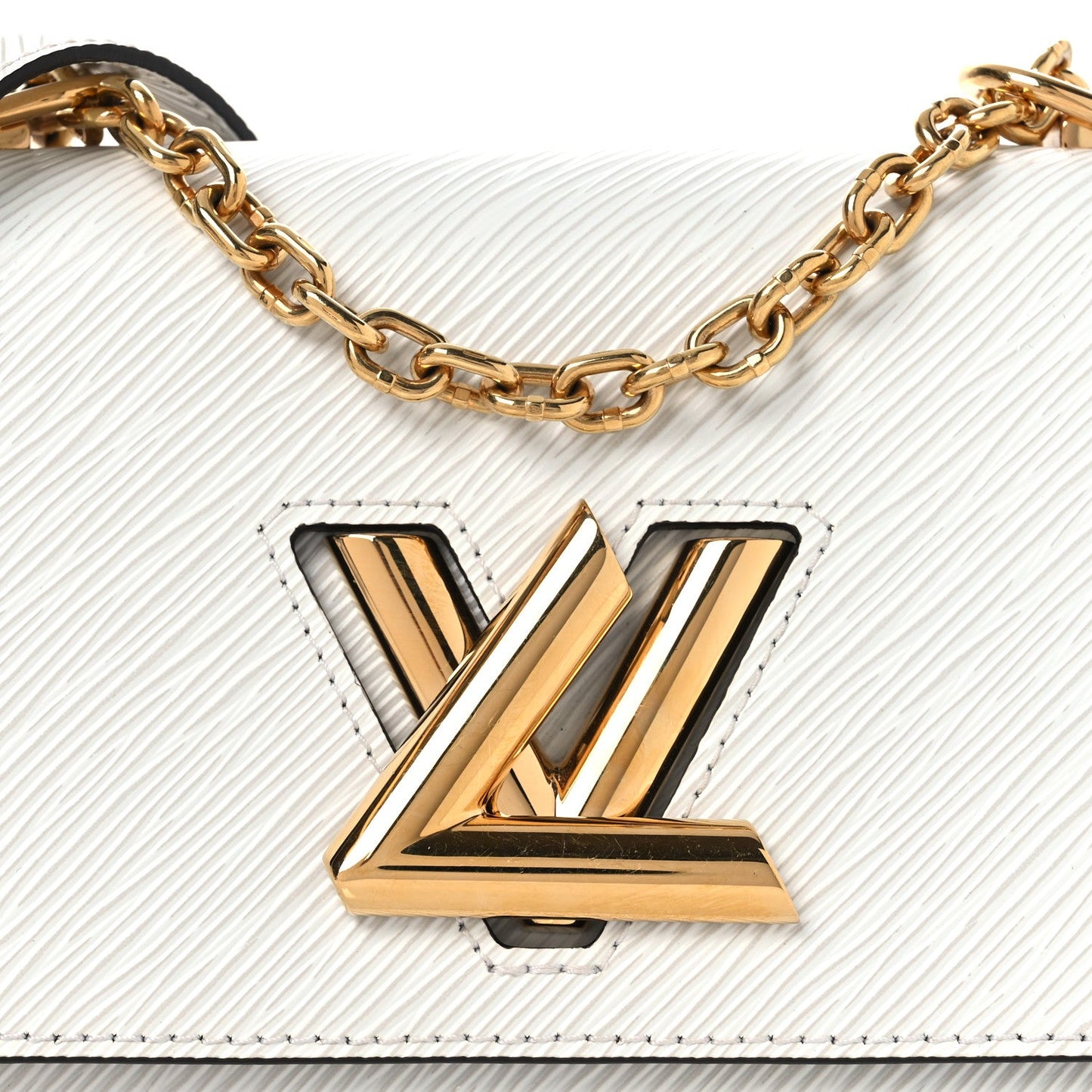 Epi Twist Shoulder Bag PM White