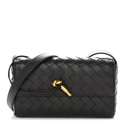 Nappa Intrecciato Mini Andiamo Crossbody Bag  Fondant