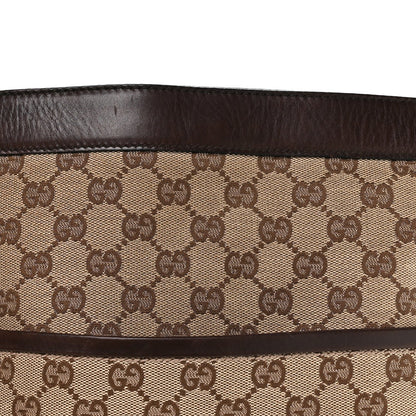 Monogram Braided Shoulder Bag Brown