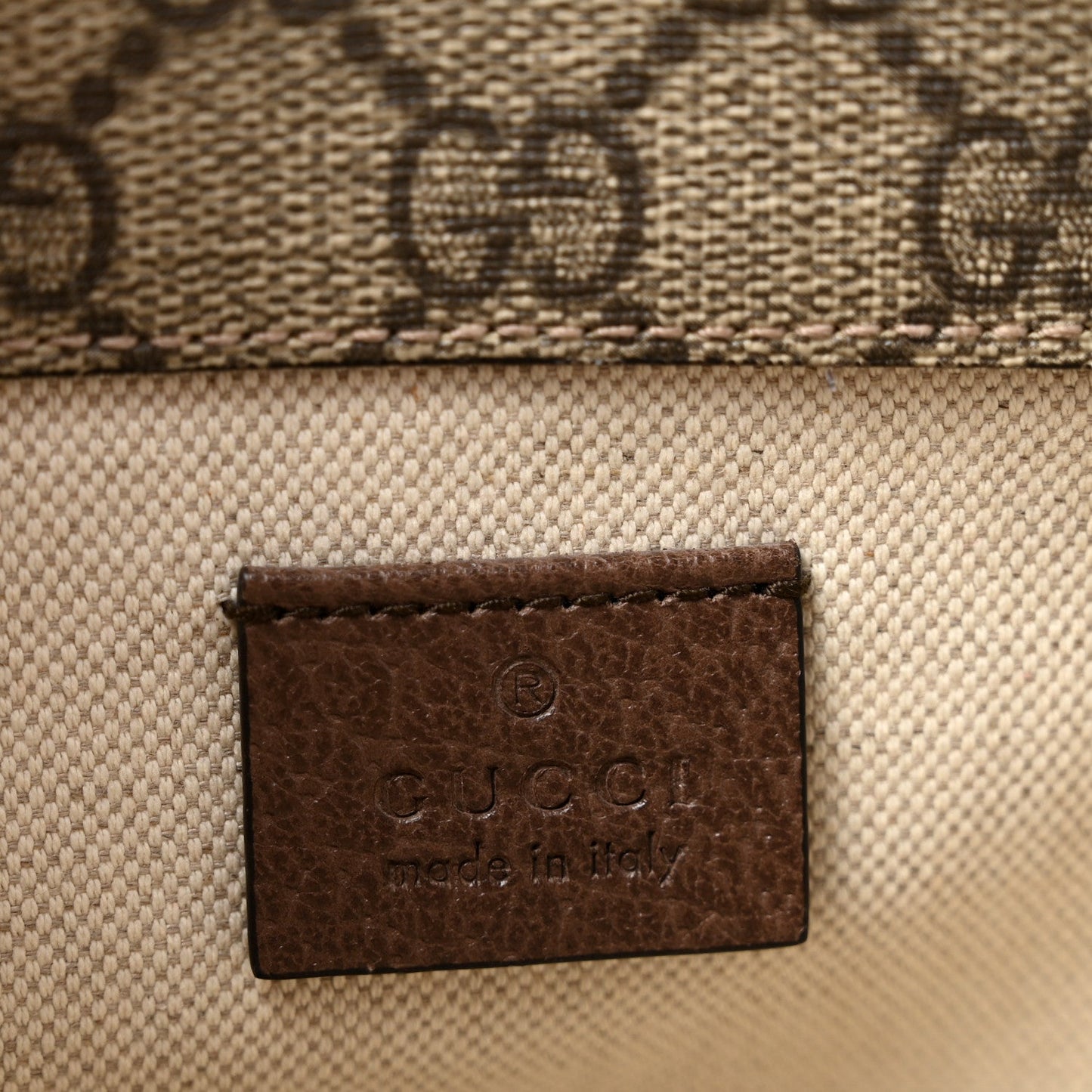 GG Supreme Monogram Web Small Neo Vintage Double Flap Messenger Bag Beige New Acero