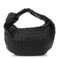Nappa Intrecciato Teen Jodie Hobo Black