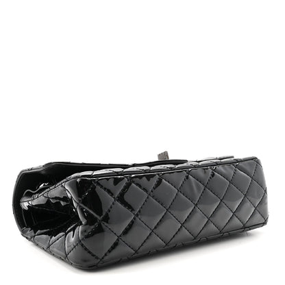 Patent Calfskin Quilted 2.55 Reissue 225 Flap So Black