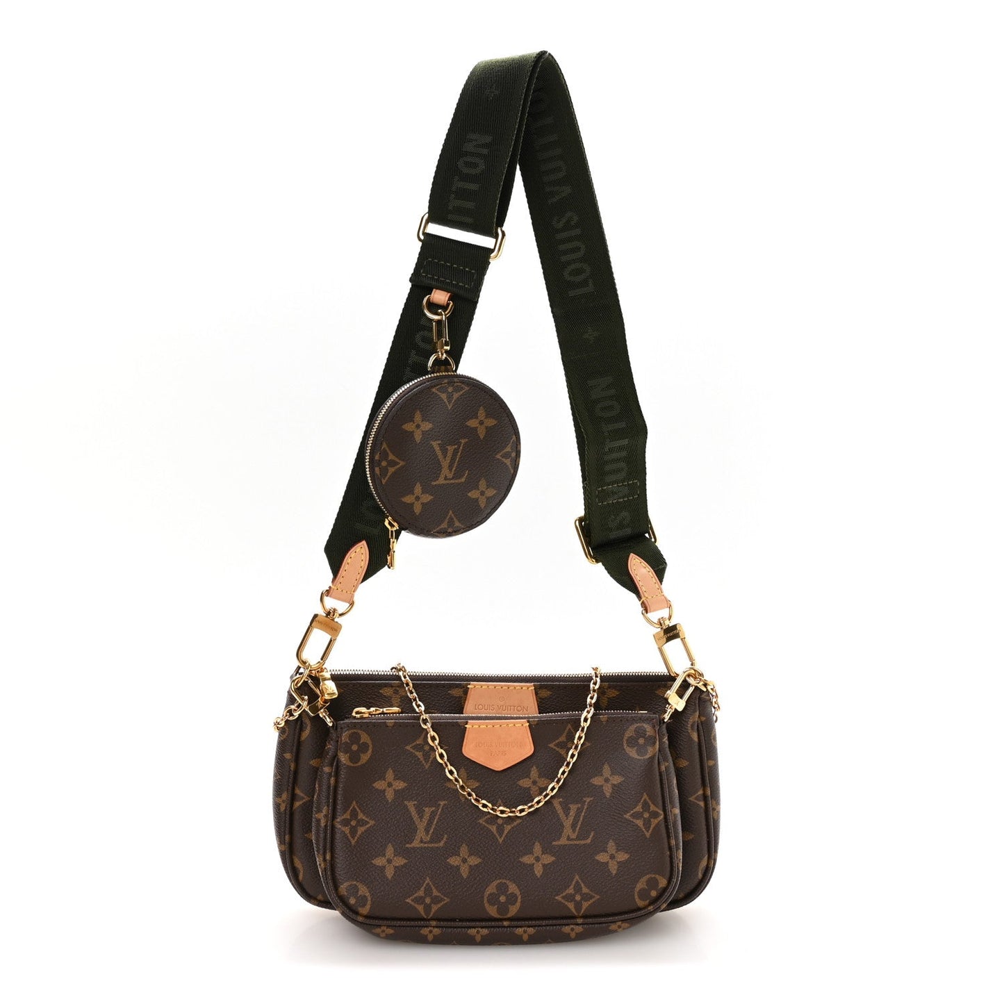Monogram Multi Pochette Accessories Kaki