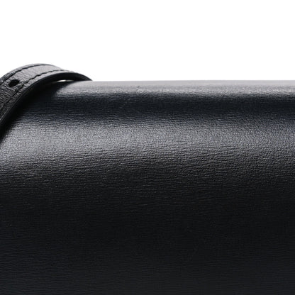 Boarded Plutone Calfskin Mini Horsebit 1955 Crossbody Bag Black