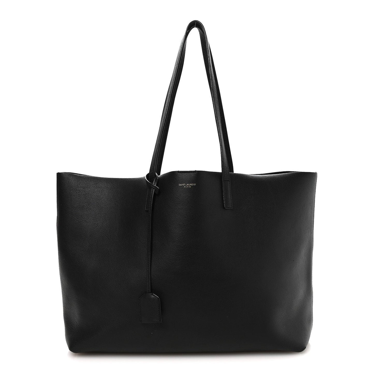Calfskin Large Shopping Tote Black