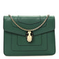 Calfskin Small Serpenti Forever Snake Strap Crossbody Bag Emerald Green