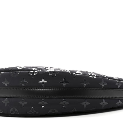Nylon Monogram Loop Pocket Hobo Polar Night