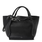 Supple Grained Calfskin Small Big Bag Black
