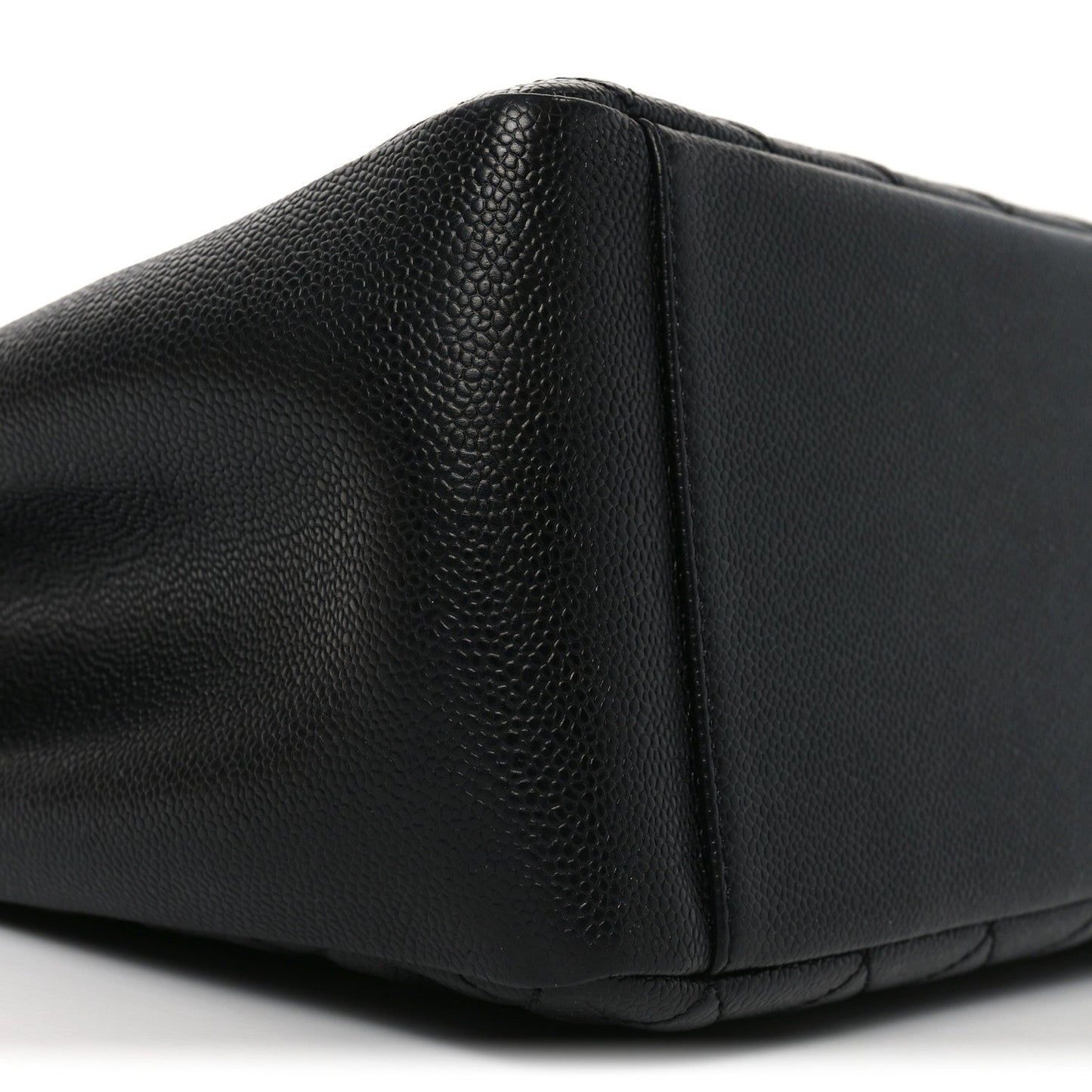 Caviar Quilted Grand Shopping Tote GST Black