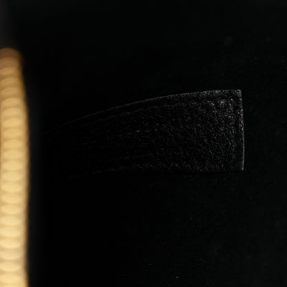 Grained Deerskin Bea Tote Black