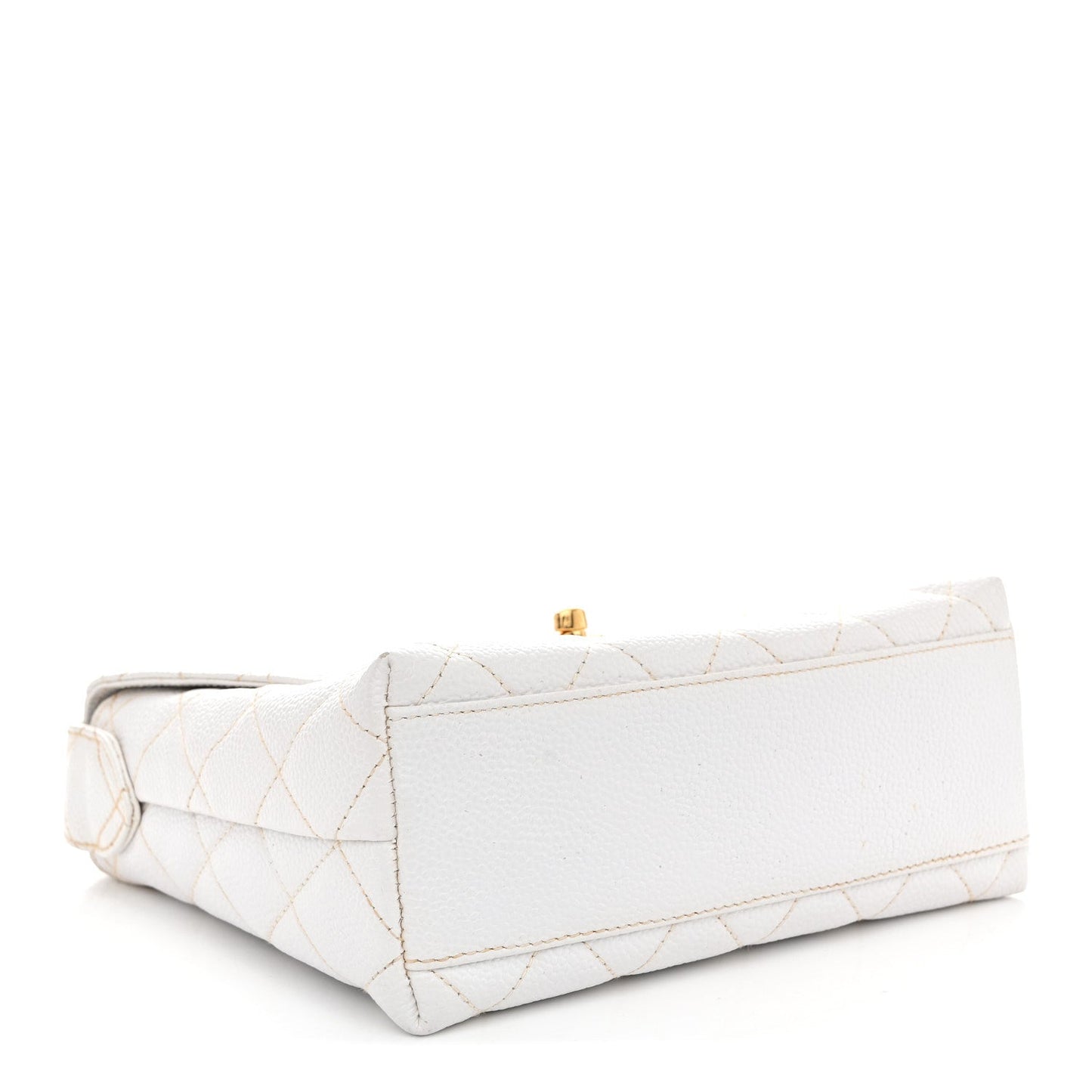 Caviar CC Shoulder Bag White