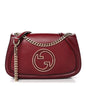 Calfskin Blondie Medium Shoulder Bag Dark Red