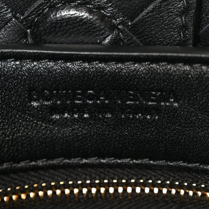 Nappa Intrecciato Small Andiamo Shoulder Bag Black