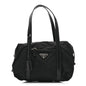 Tessuto Nylon Saffiano Tote Black