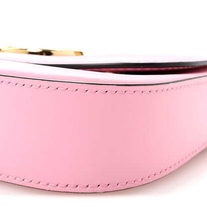 Calfskin 3.5 Flap Crossbody Bag Pink