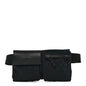 GG Monogram Double Pocket Belt Bag Black