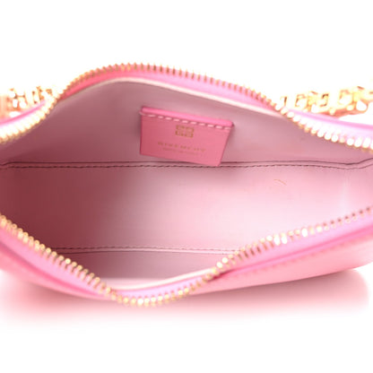 Smooth Calfskin Mini Moon Cut Out Shoulder Bag Bright Pink