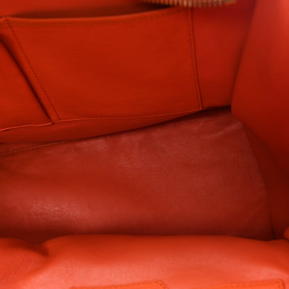 Smooth Calfskin Mini Luggage Orange