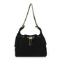 Suede Quilted Small Chanel 25 Handbag Black