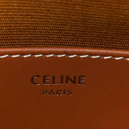 Canvas Calfskin Triomphe Mini Honorine Bag Tan