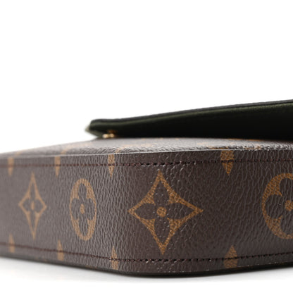 Monogram Felicie Strap & Go Kaki