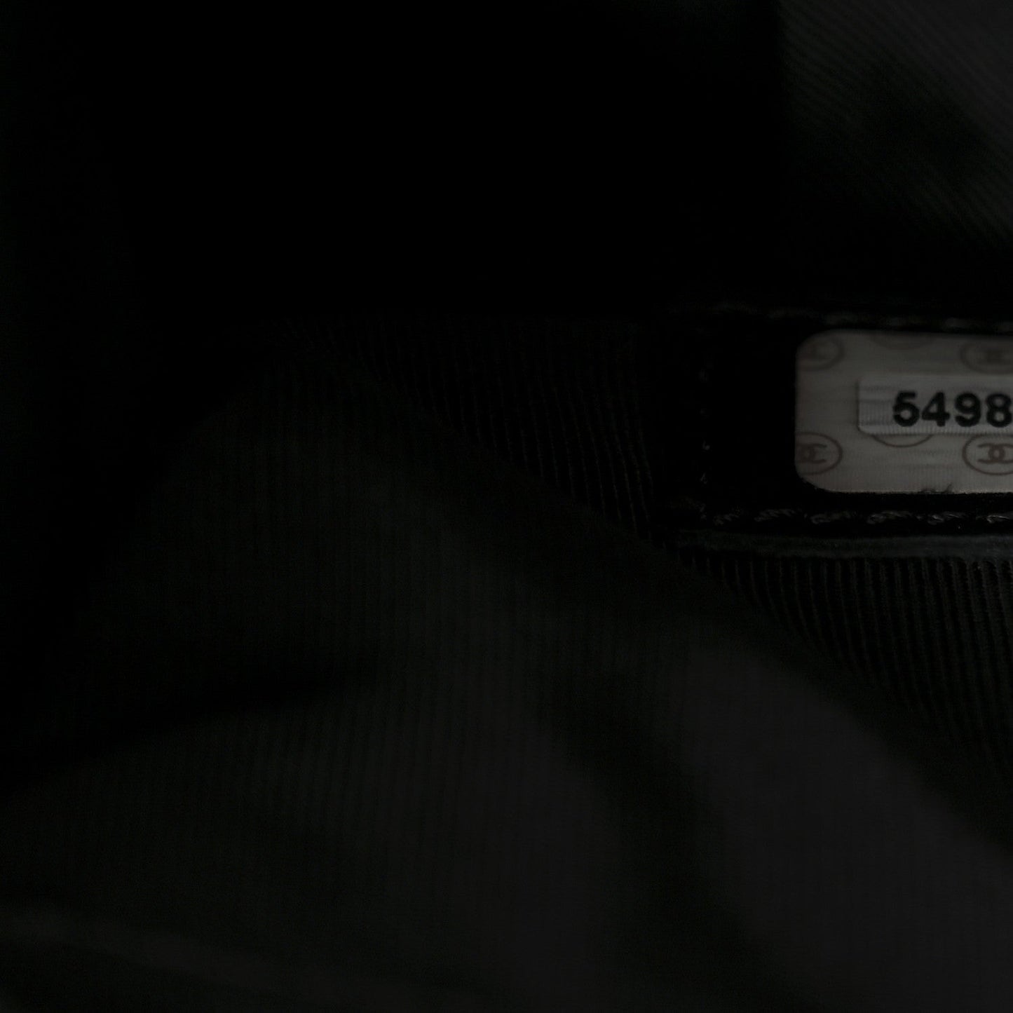 Lambskin CC Shoulder Bag Black