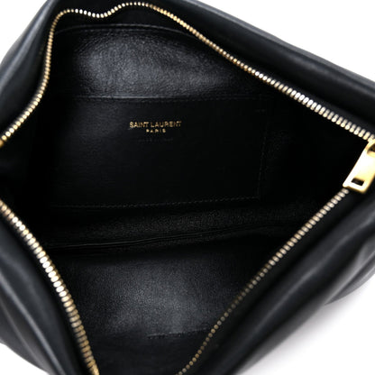 Lambskin Long Calypso Pouch Black