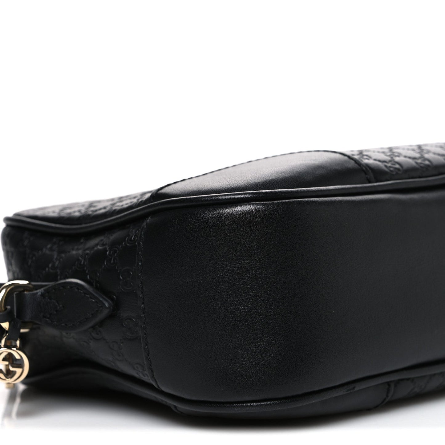 Microguccissima Mini Bree Messenger Bag Black
