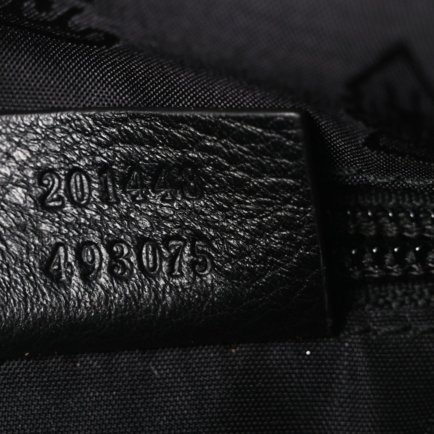 Guccissima Flat Messenger Bag Black