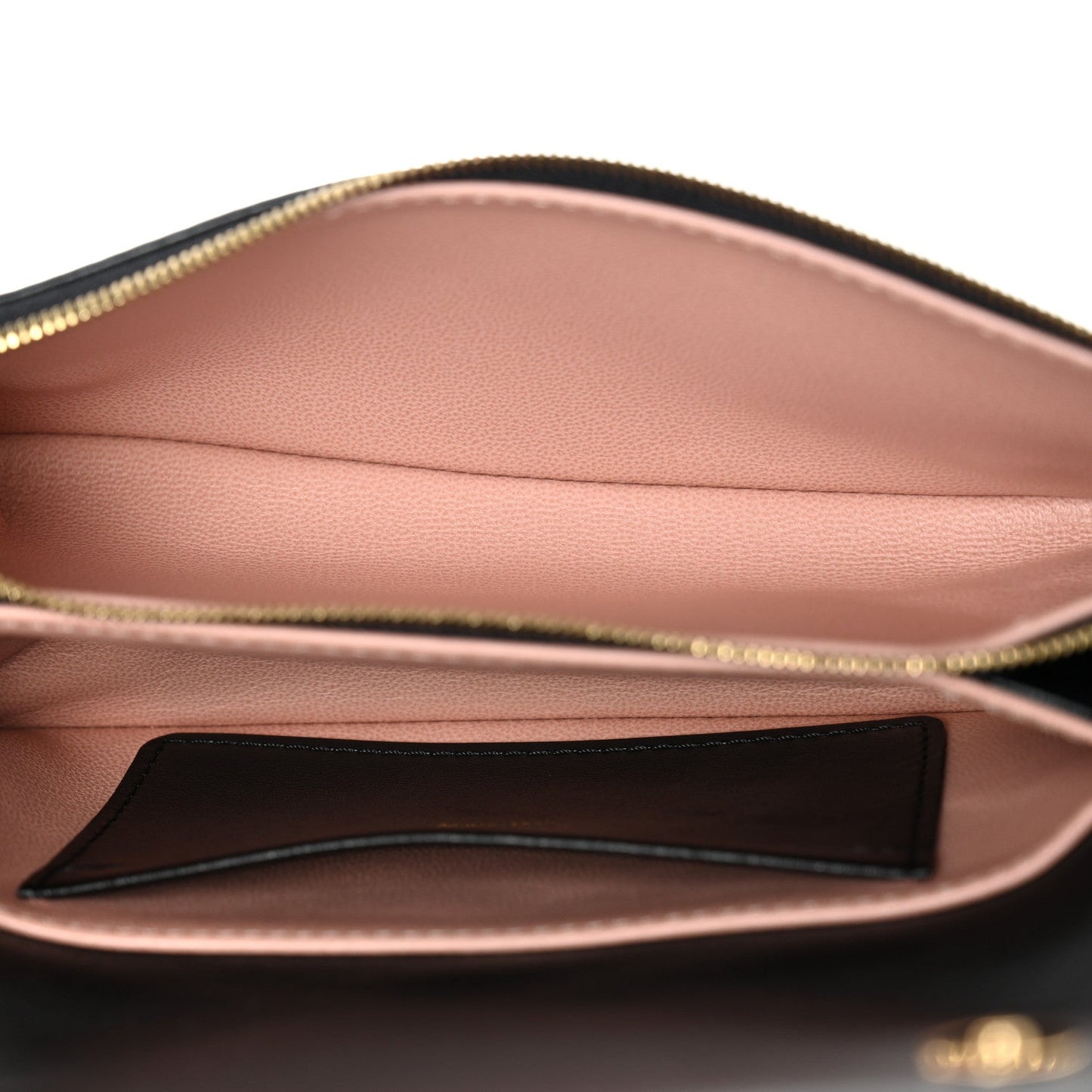 Lambskin Embossed Monogram Pochette Coussin Crossbody Black