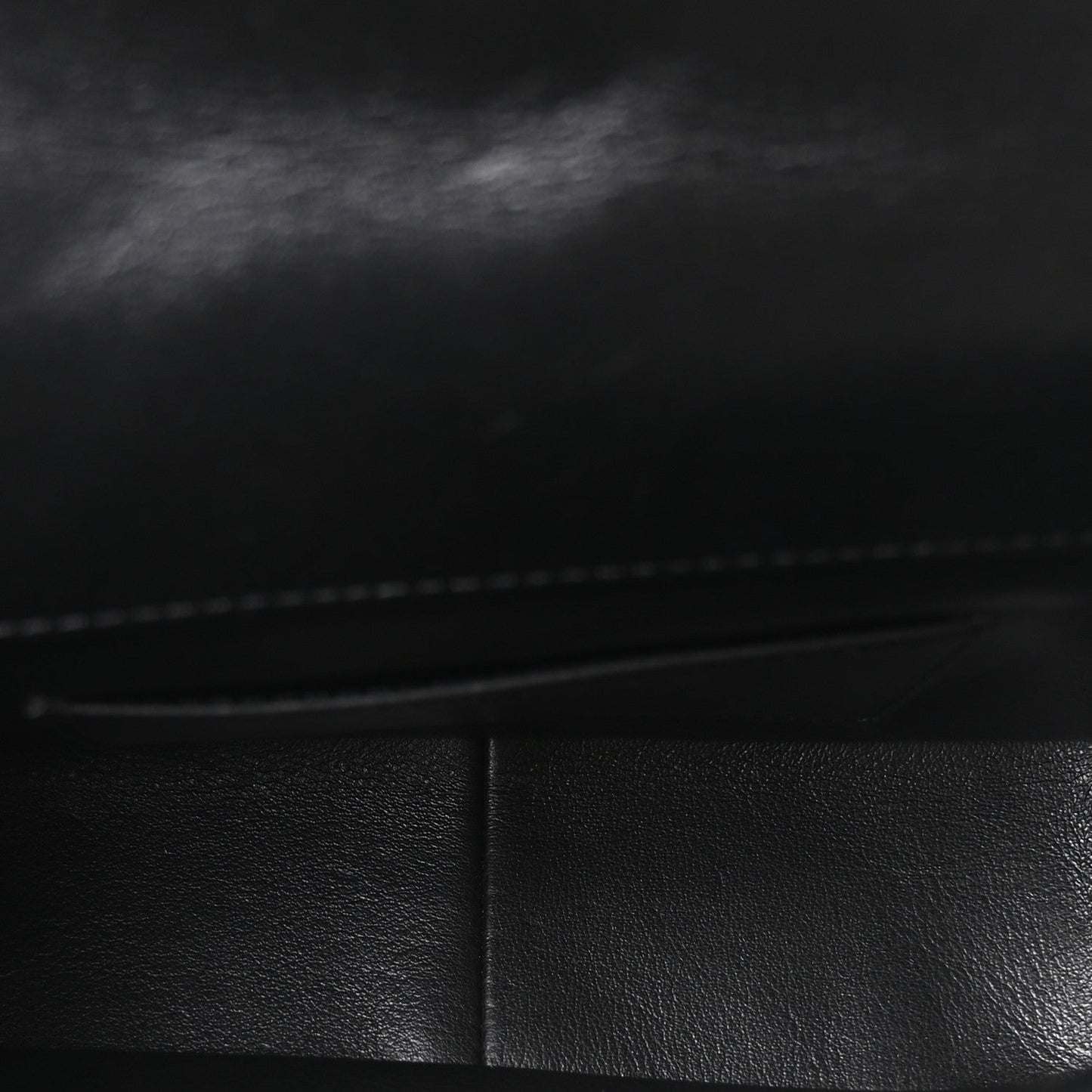 Lambskin Enamel Strass Quilted Mini Paris Monaco Flap Black