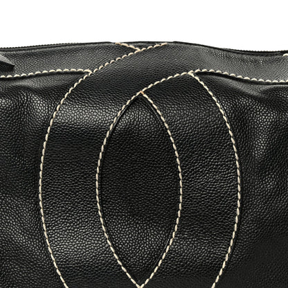 Caviar CC Stitched Hobo Black