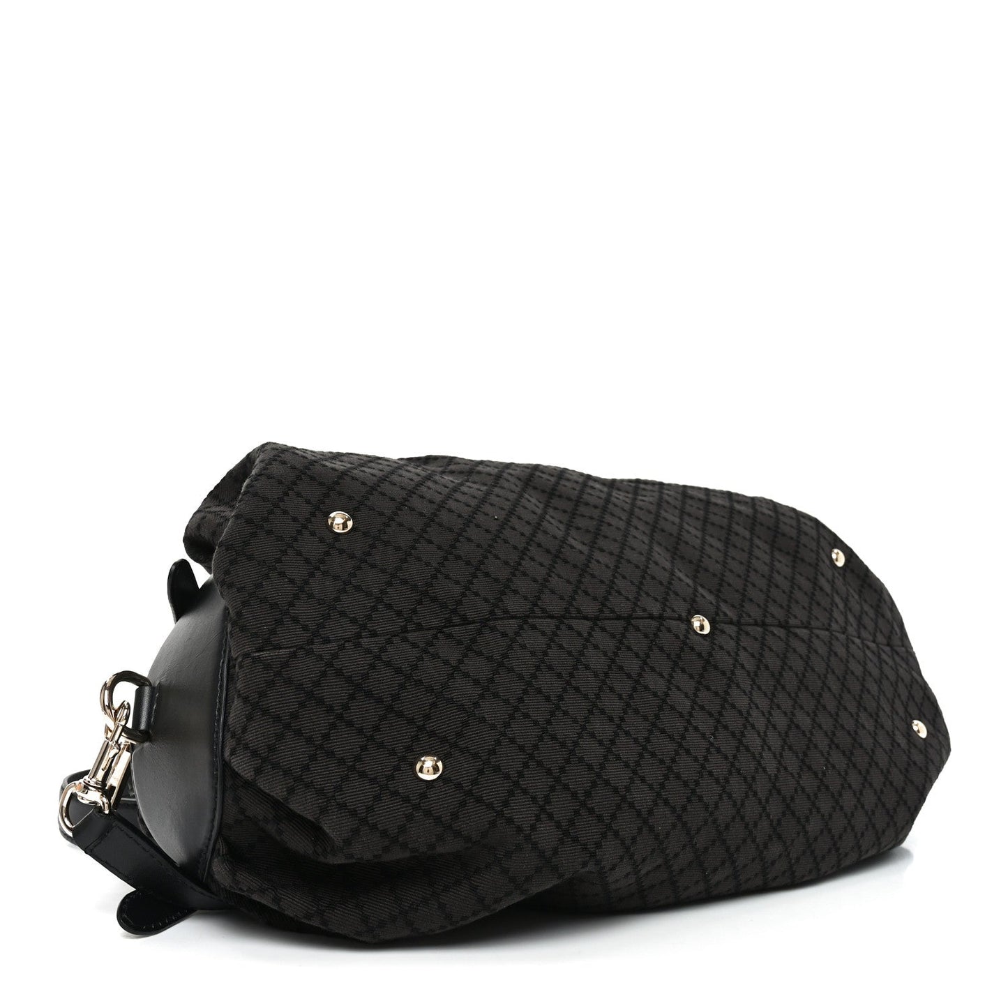 Diamante Bridle Tote Dark Brown