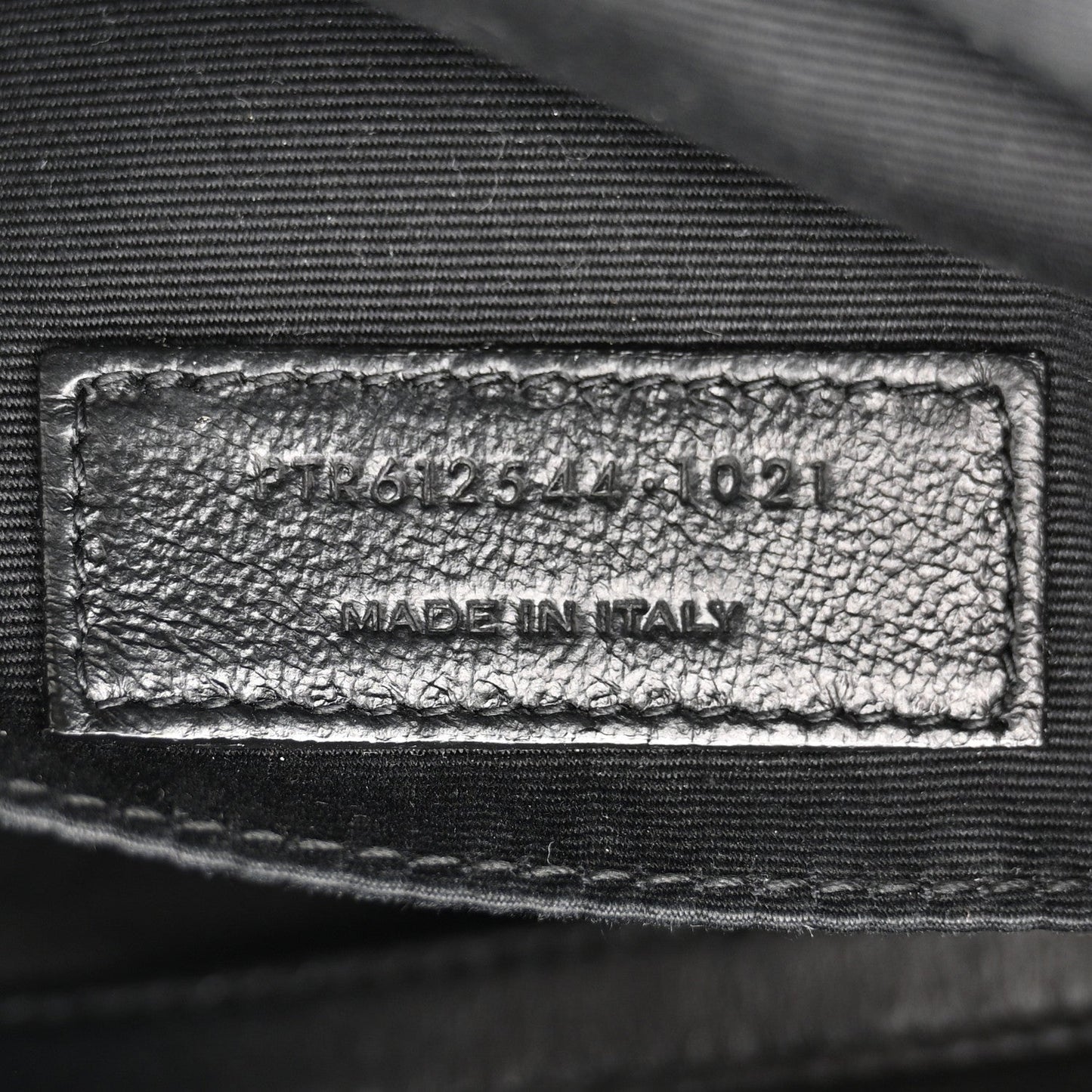 Calfskin Matelasse Monogram Lou Camera Bag Black