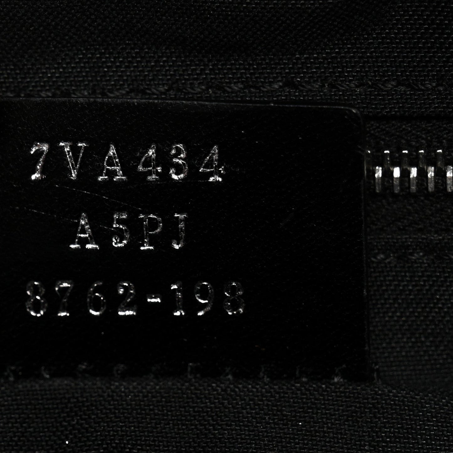 Vitello Century Bi-Color FF 1974 Embossed Belt Bag Maya Black