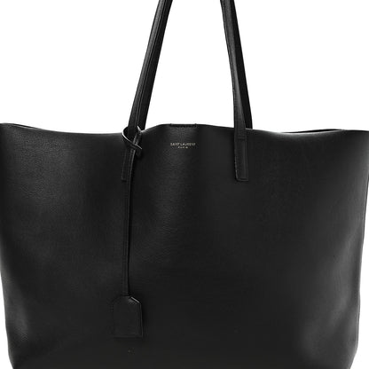 Calfskin Large Shopping Tote Black