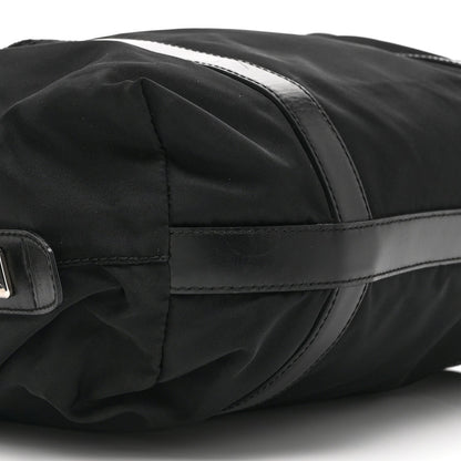 Tessuto Nylon Saffiano Tote Black
