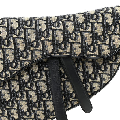 Oblique Saddle Bag Blue