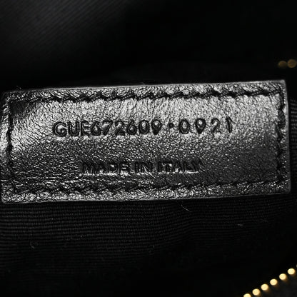 Lambskin Matelasse Monogram Joe Backpack Black