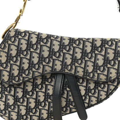 Oblique Saddle Bag Blue