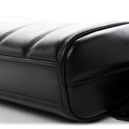 Lambskin Antigona U Padded Crossbody Bag Black