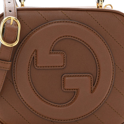 Sakai Be Green Calfskin Diagonal Stitched Blondie Top Handle Bag Cuir