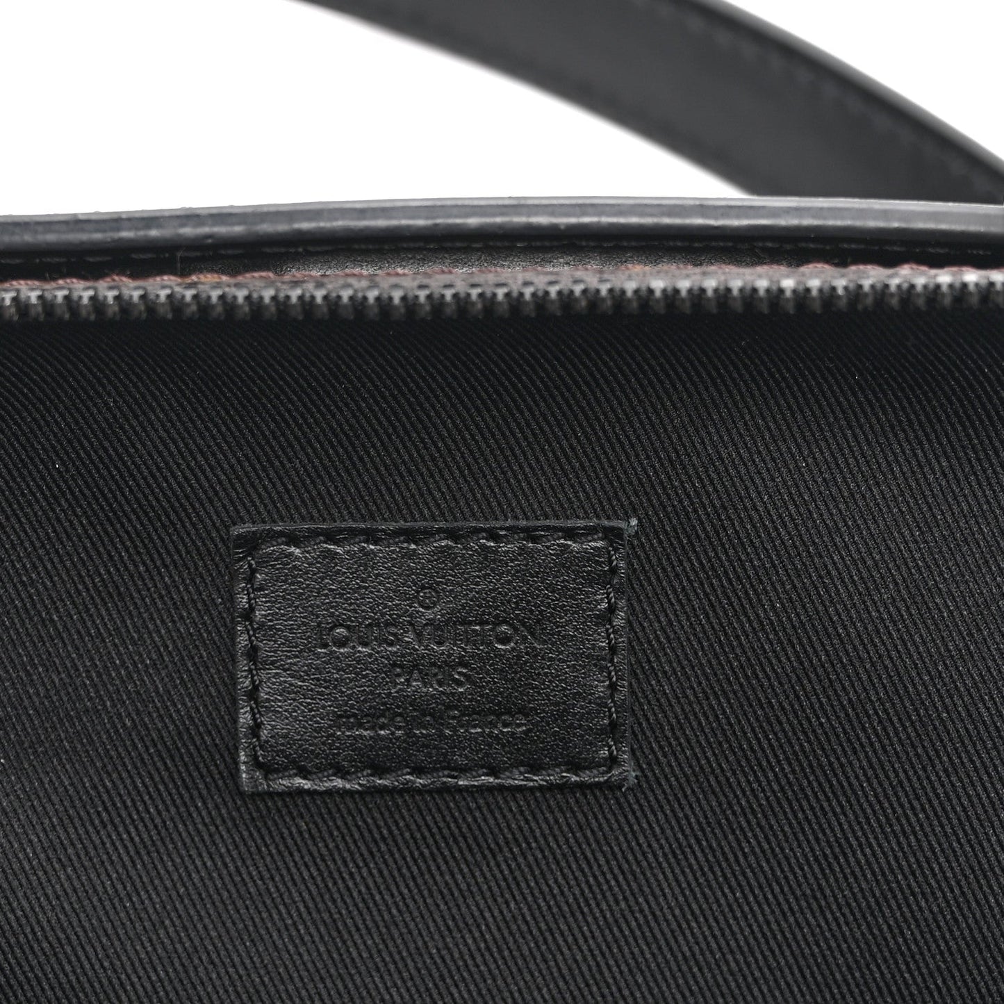 Monogram Macassar Handle Soft Trunk Black