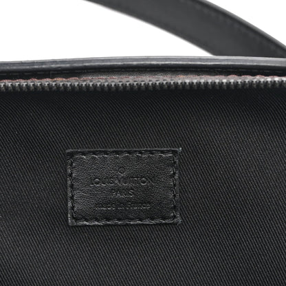 Monogram Macassar Handle Soft Trunk Black