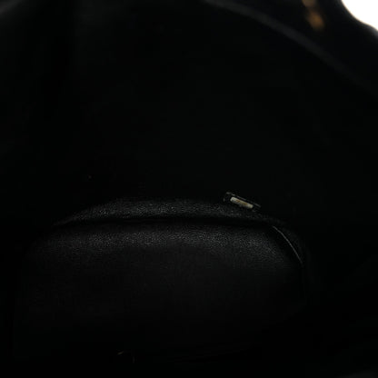 Caviar Quilted Small Filigree Backpack Black